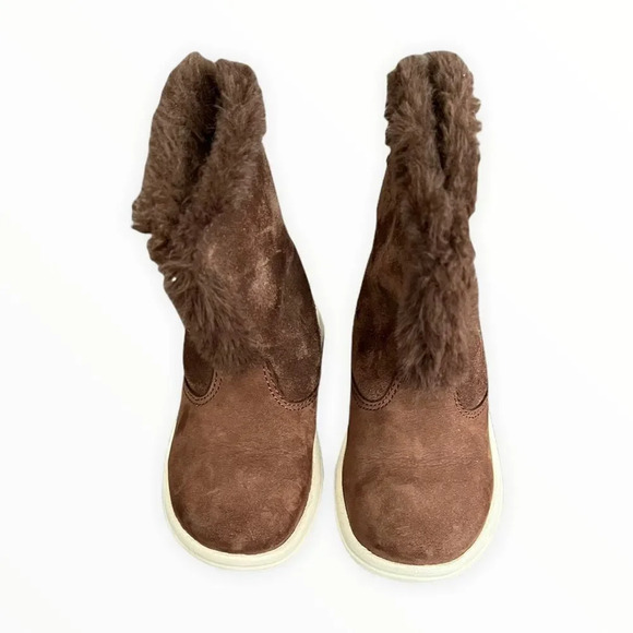 TIMBERLAND | Brown | Tracks Faux Shearling Bootie Fashion Boot - Picture 9 of 15